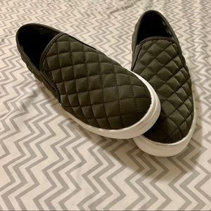 Hunter green sneakers